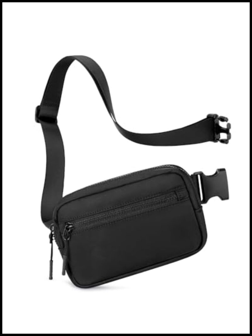 Crossbody Sling Bag Waist Pack Adjustable Strap Water Resistant Nylon